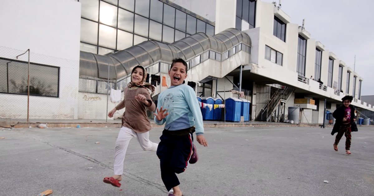 Helliniko Refugee Camp Greece